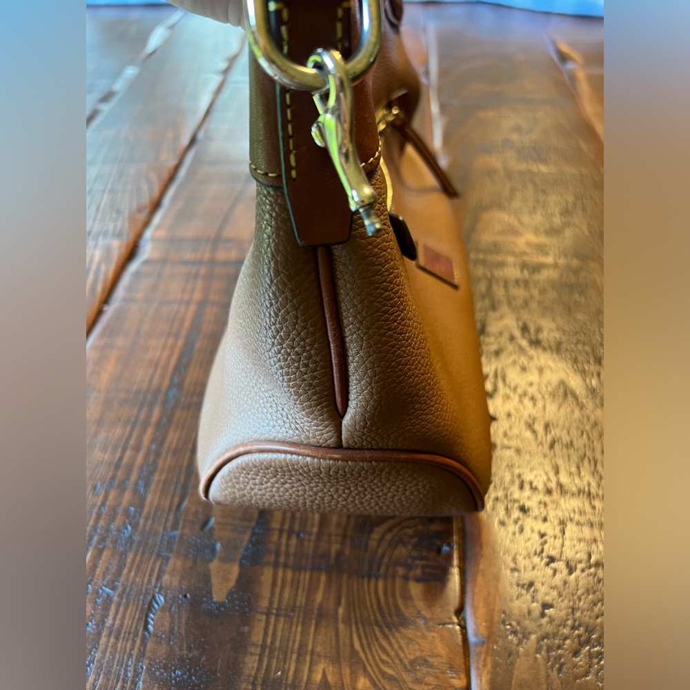 Rooney & Bourke Brown Leather Shoulder Bag *Broken Strap* - Picture 5 of 10